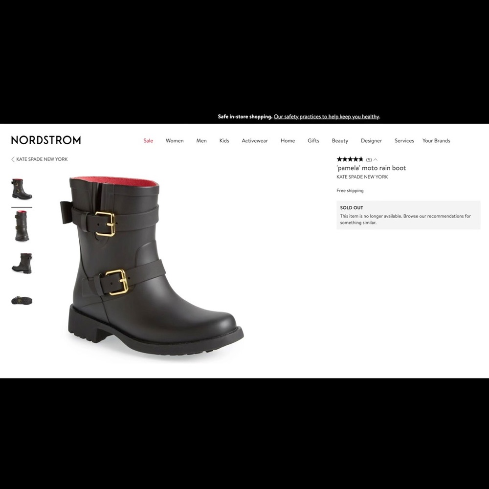 Kate Spade New York Pamela Moto Rainboot